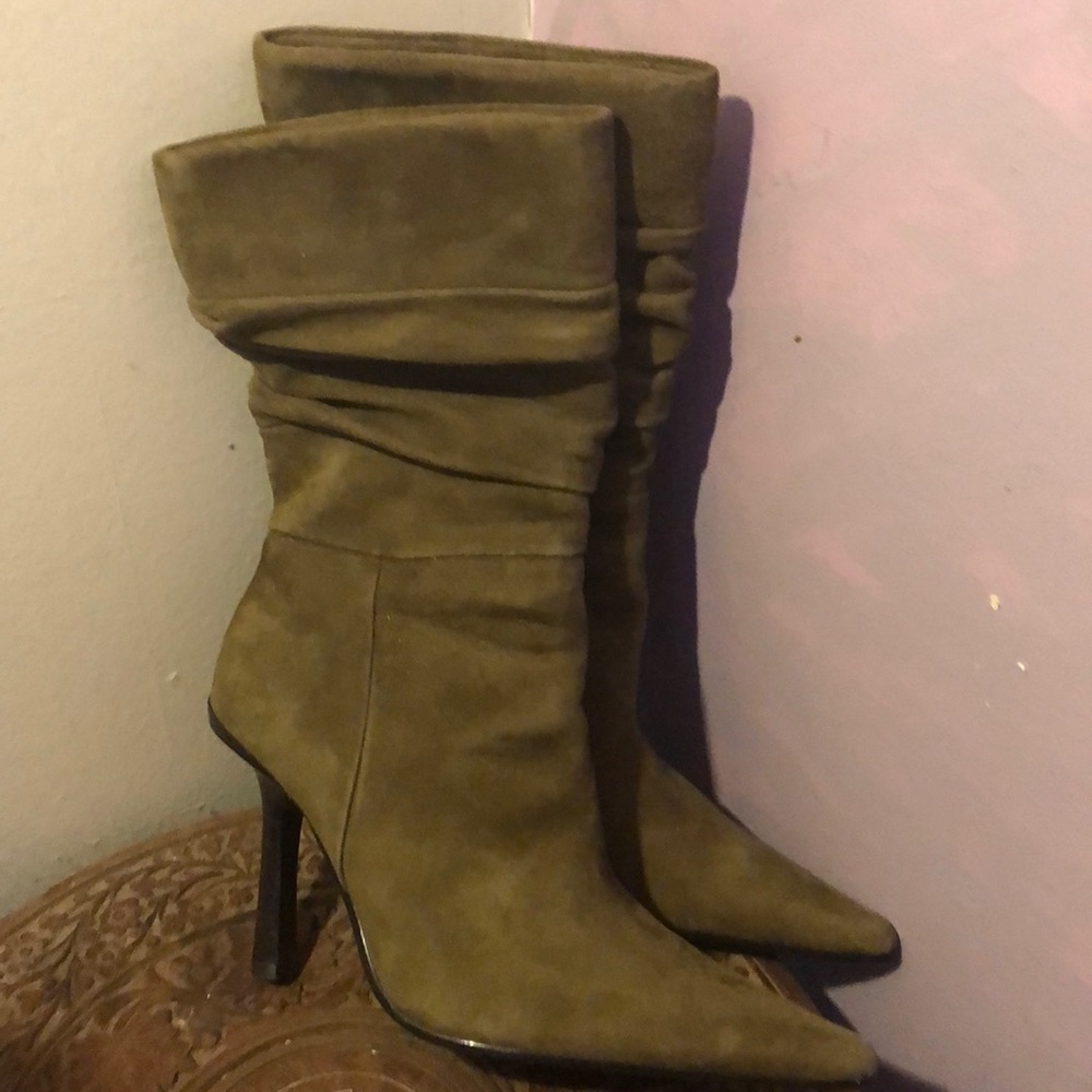 Leather boots